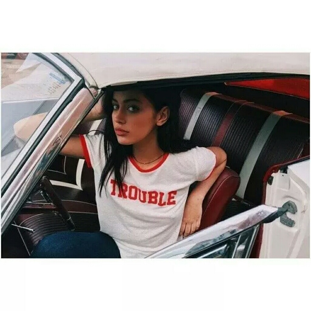 NEW TROUBLE TEE